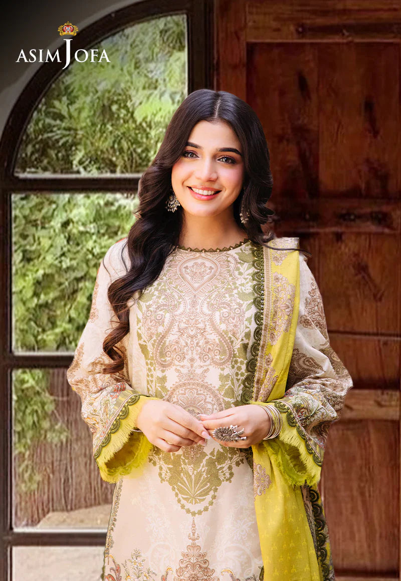 Asim Jofa Digital Printed Khaddar 3PC