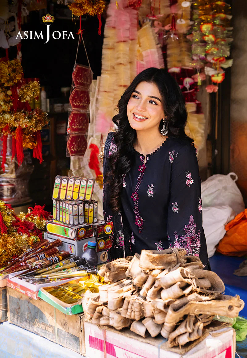 Asim Jofa Digital Printed Khaddar 3PC D4