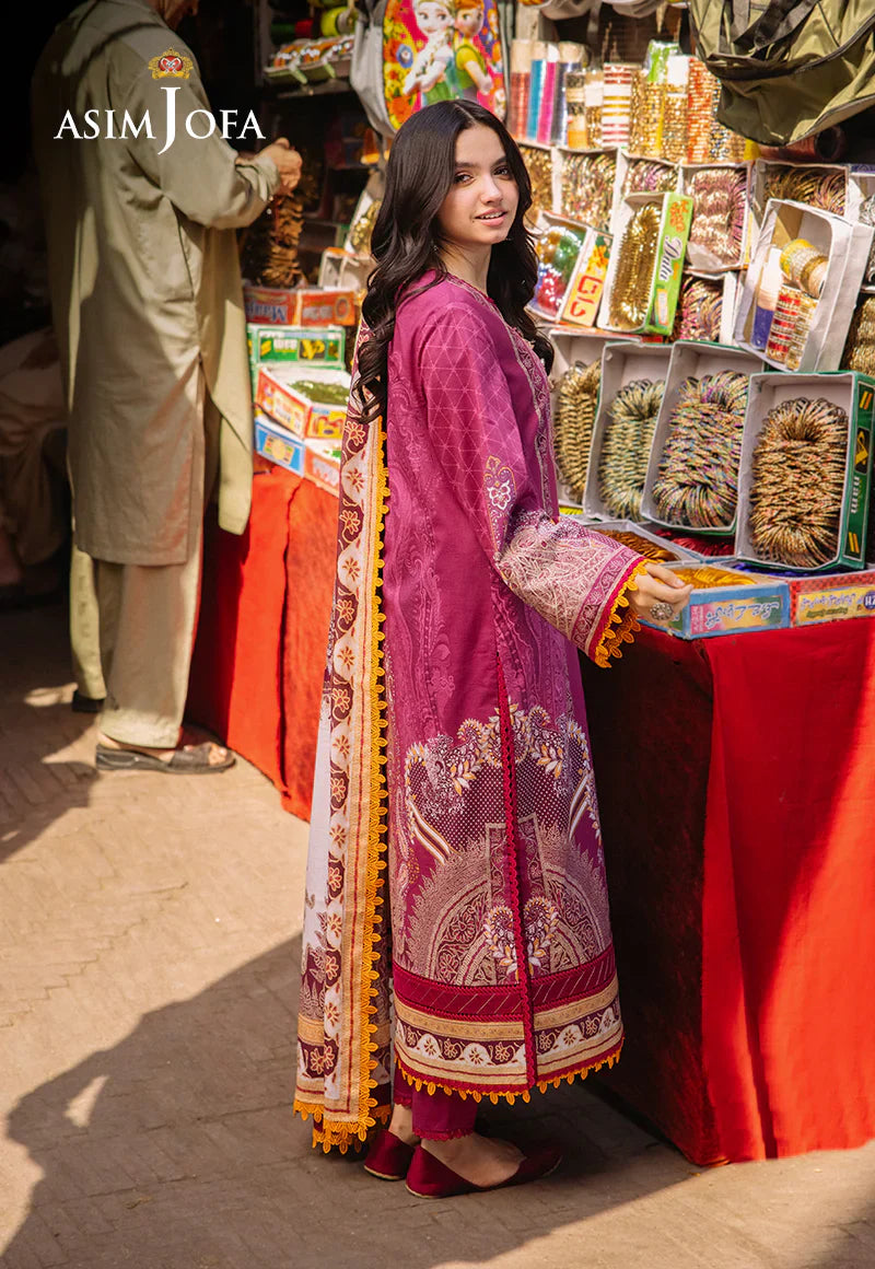 Asim Jofa Digital Printed Khaddar 3PC D5