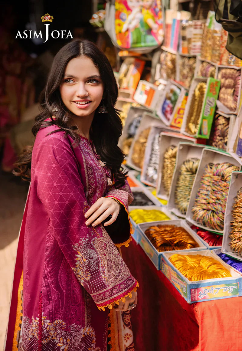 Asim Jofa Digital Printed Khaddar 3PC D5