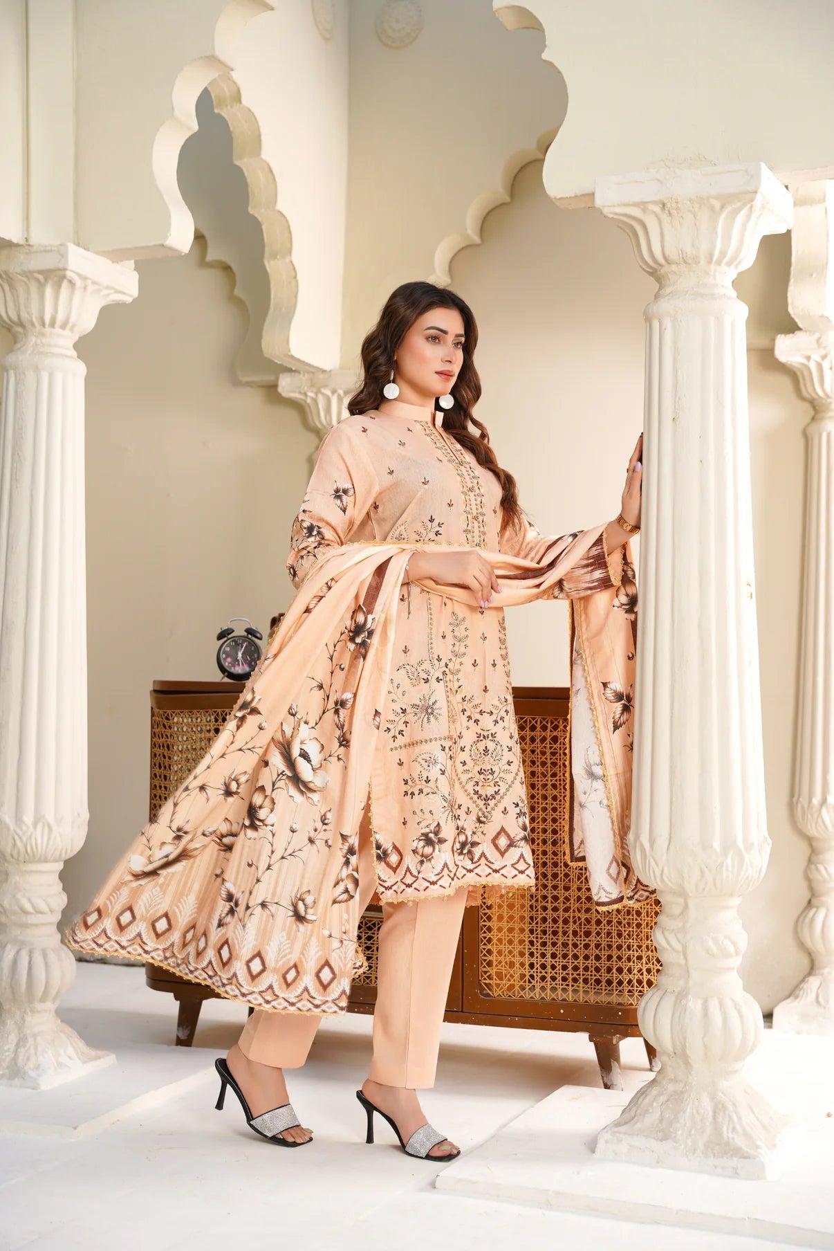 Cora By Anaya Noor Emb Karandi 3 PC D1