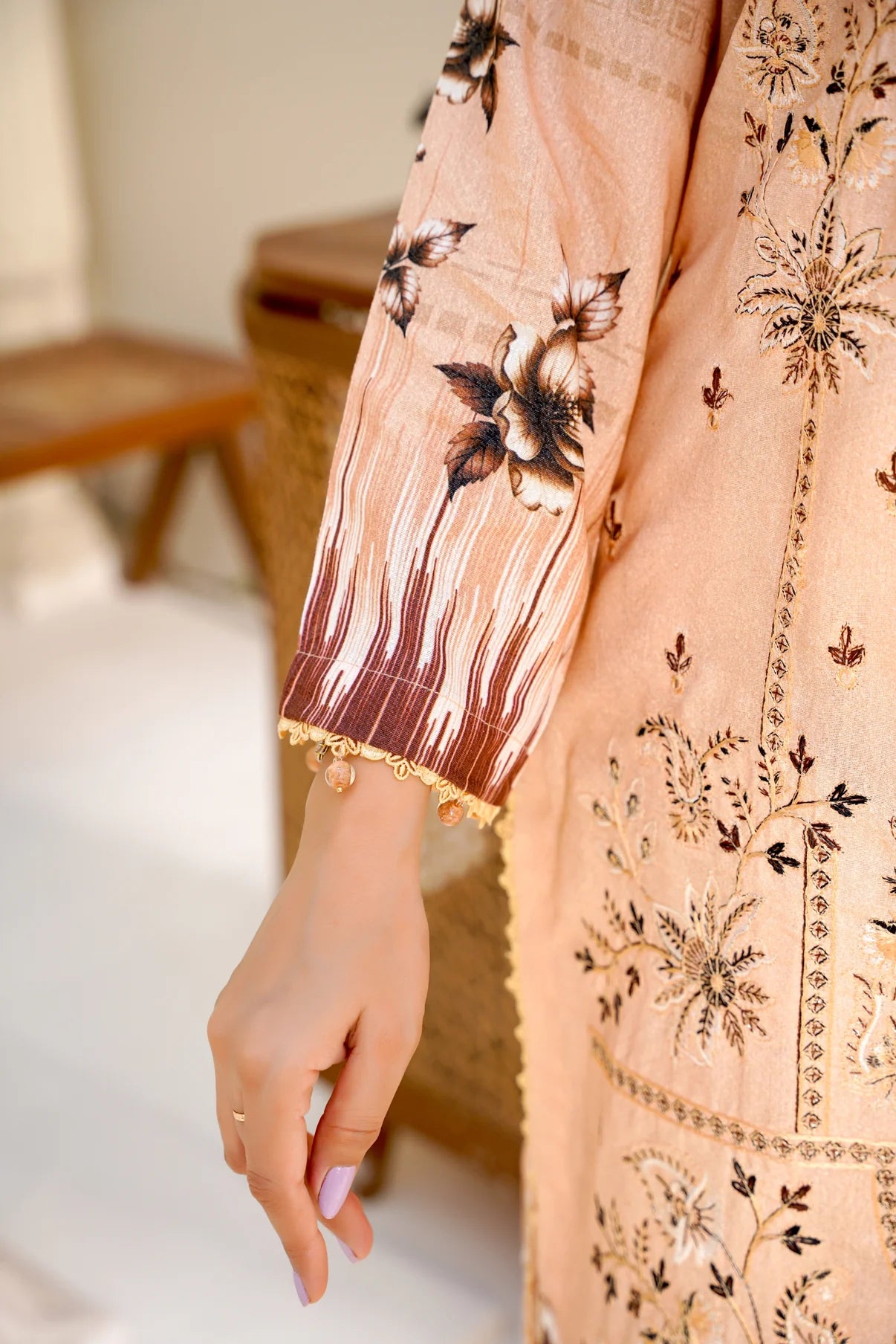 Cora By Anaya Noor Emb Karandi 3 PC D1