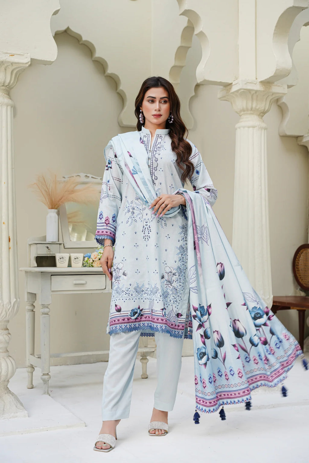 Cora By Anaya Noor Emb Karandi 3 PC D2