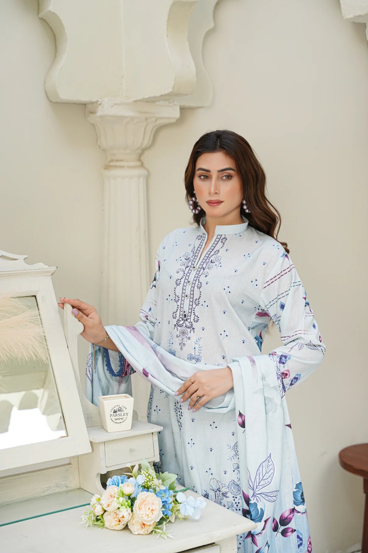 Cora By Anaya Noor Emb Karandi 3 PC D2
