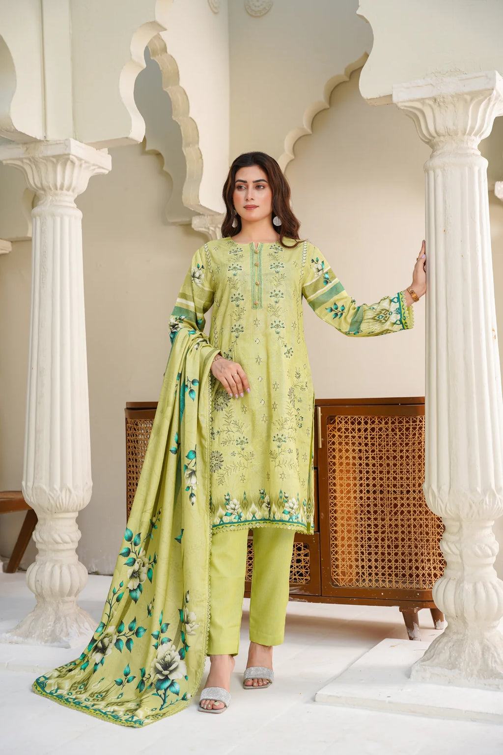 Cora By Anaya Noor Emb Karandi 3 PC D3