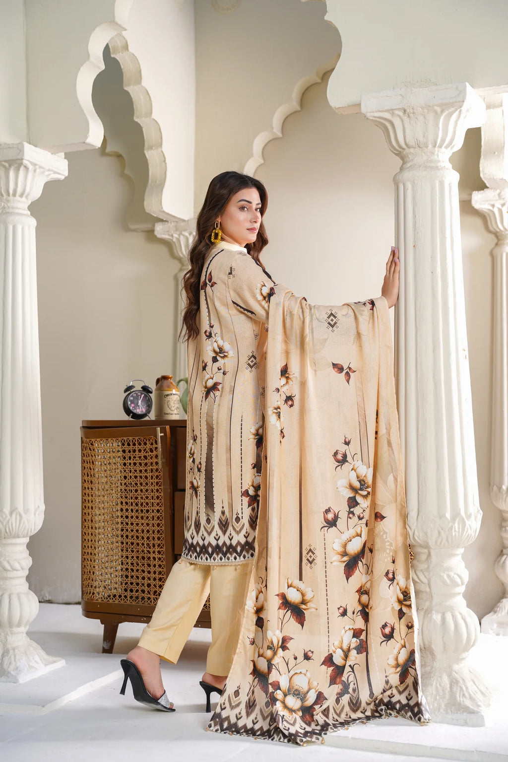 Cora By Anaya Noor Emb Karandi 3 PC D4