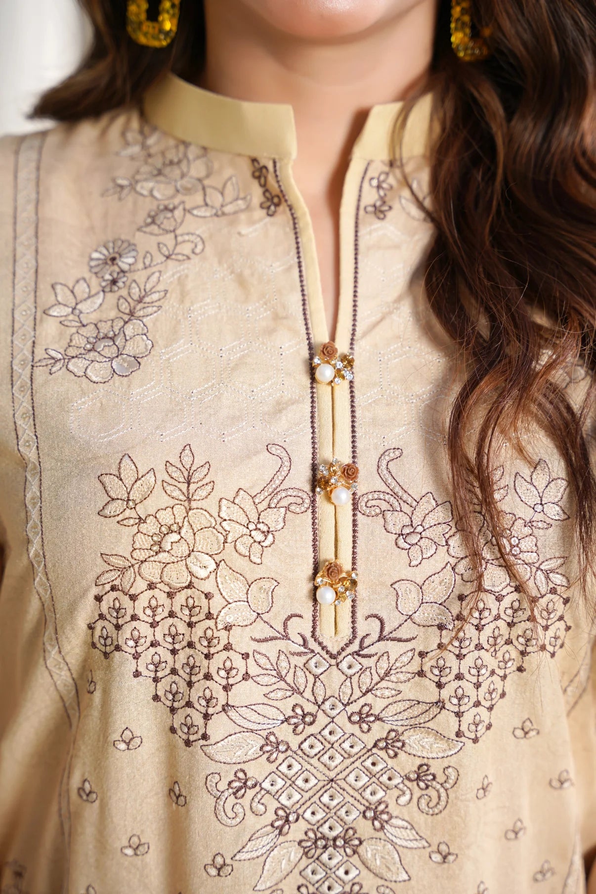 Cora By Anaya Noor Emb Karandi 3 PC D4