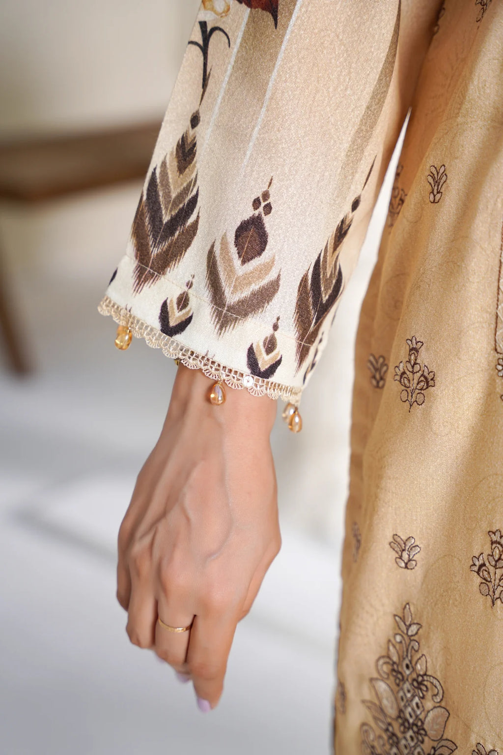 Cora By Anaya Noor Emb Karandi 3 PC D4