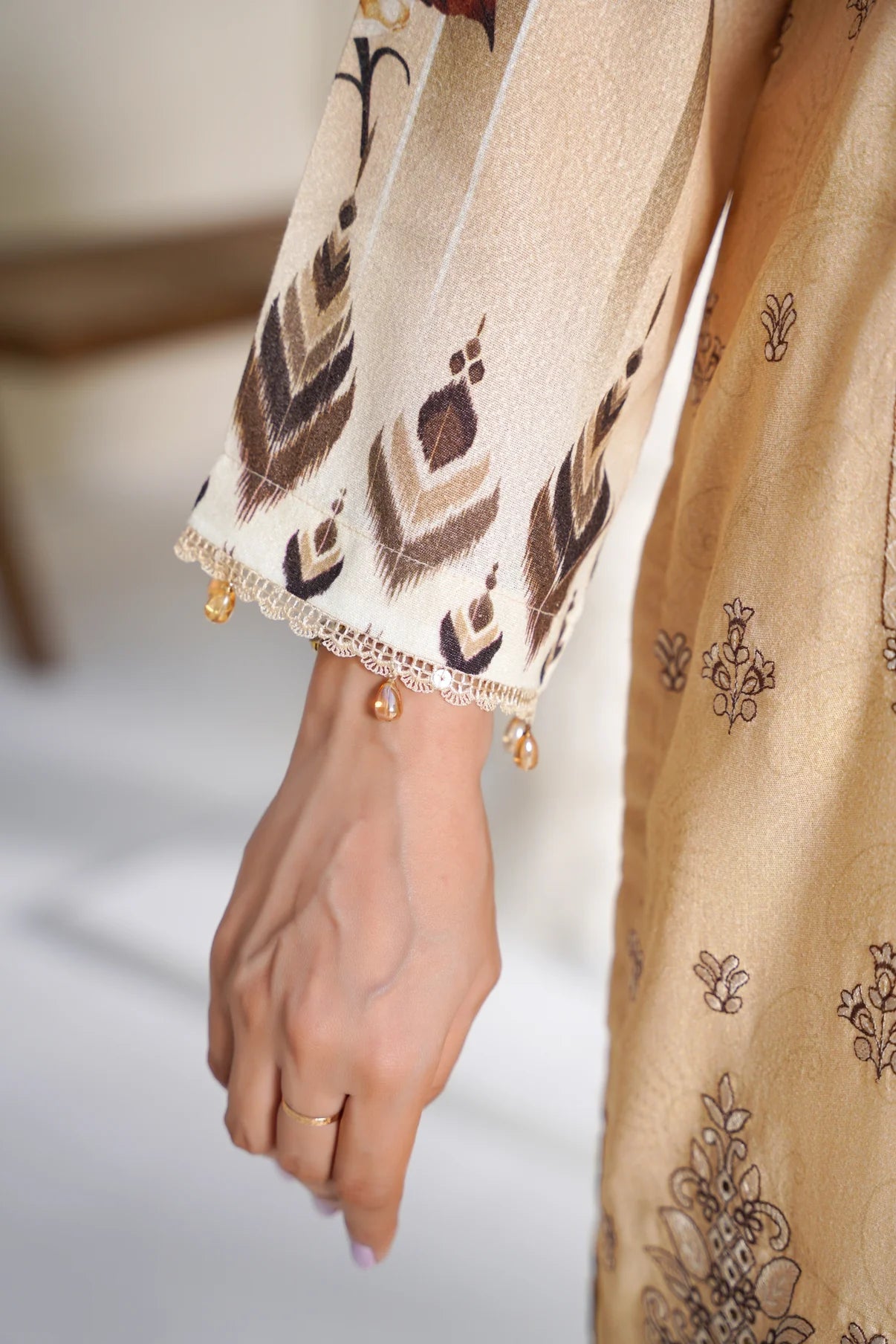 Cora By Anaya Noor Emb Karandi 3 PC D4