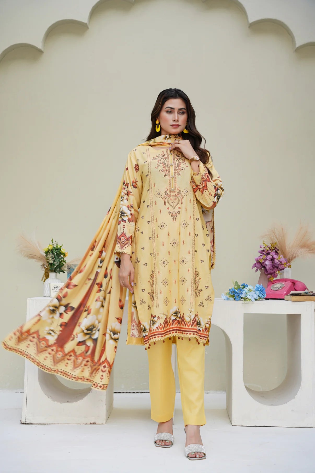 Cora By Anaya Noor Emb Karandi 3 PC D5