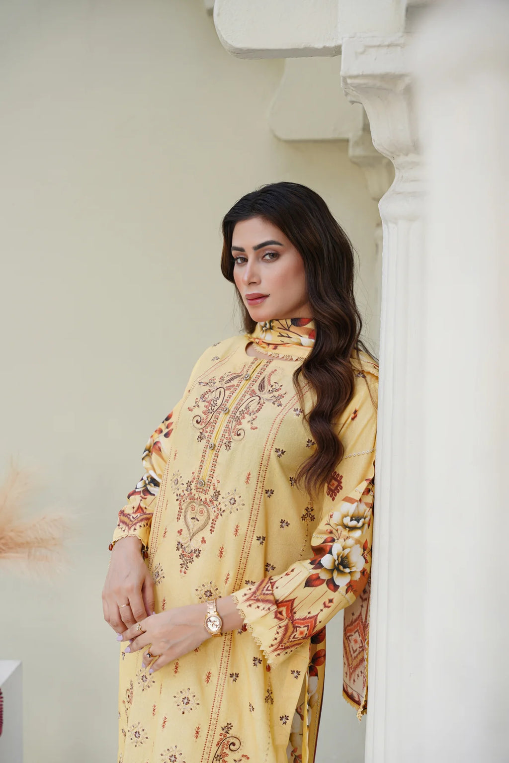 Cora By Anaya Noor Emb Karandi 3 PC D5