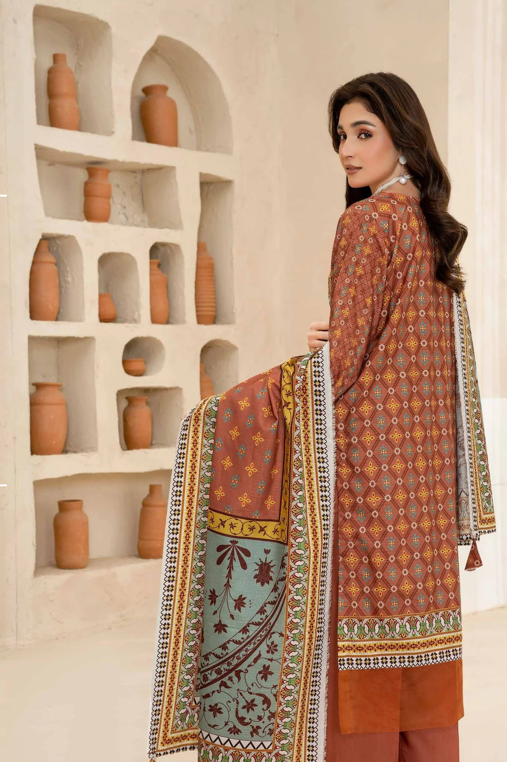 Esha Eshal by Bin Ilyas Premium Printed Viscose 3PC D5