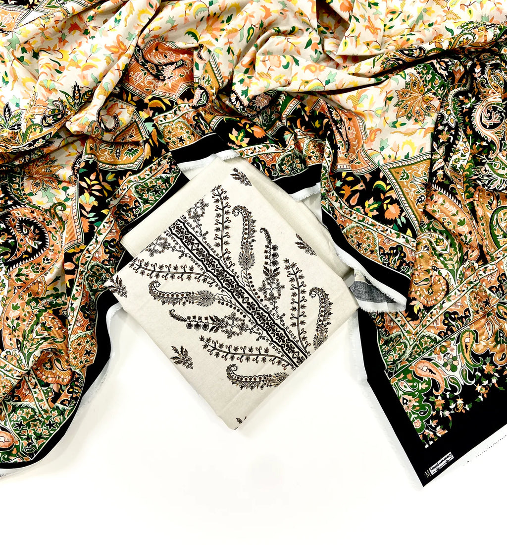 Mausummery Digital Printed Khaddar 3 PC D10