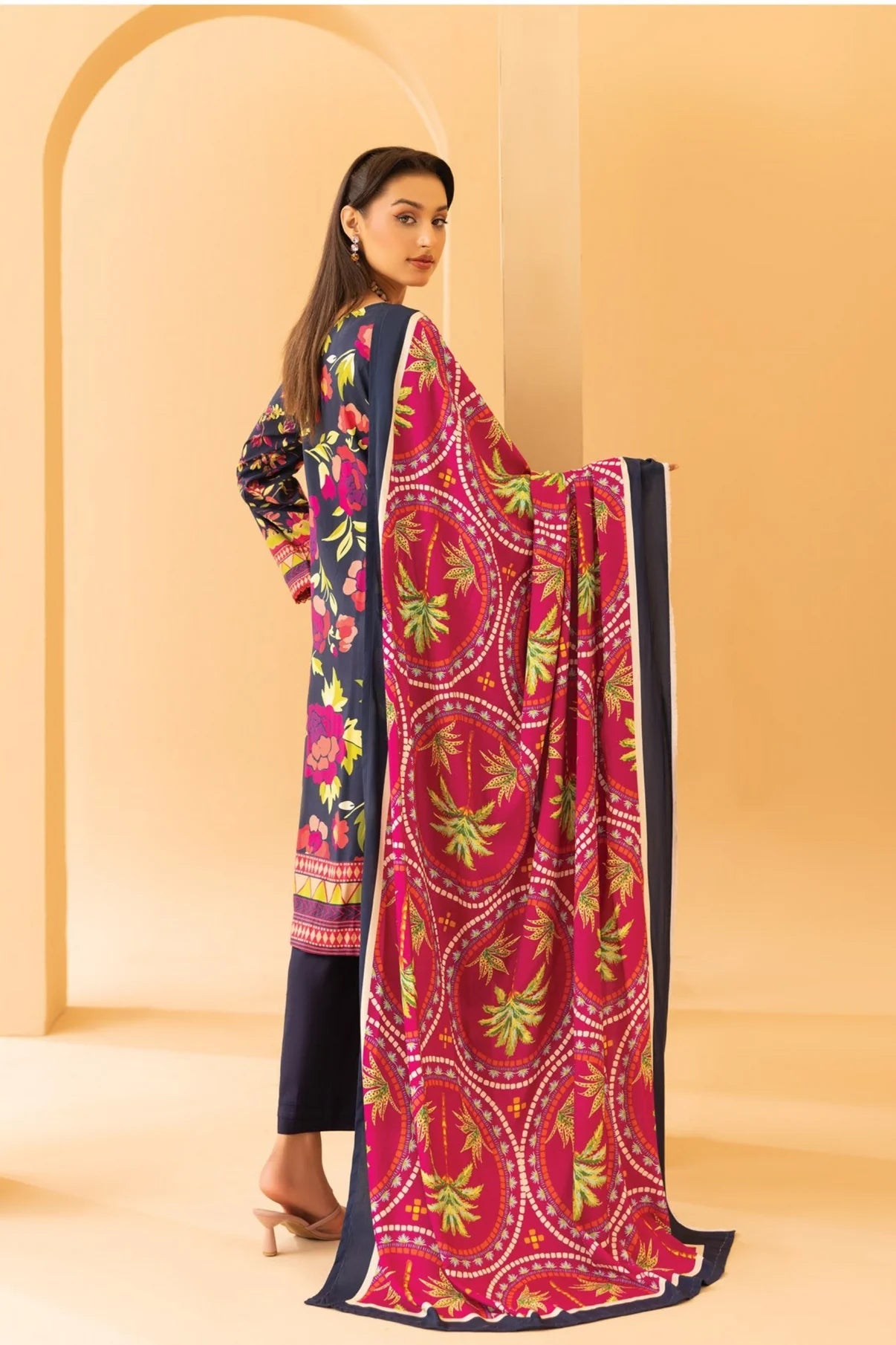 Motifz Premium Printed Linen 3PC D5