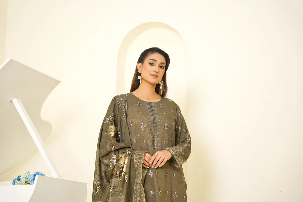 Narm o Nafees By Anaya Noor Embroidered Viscose 3PC D8
