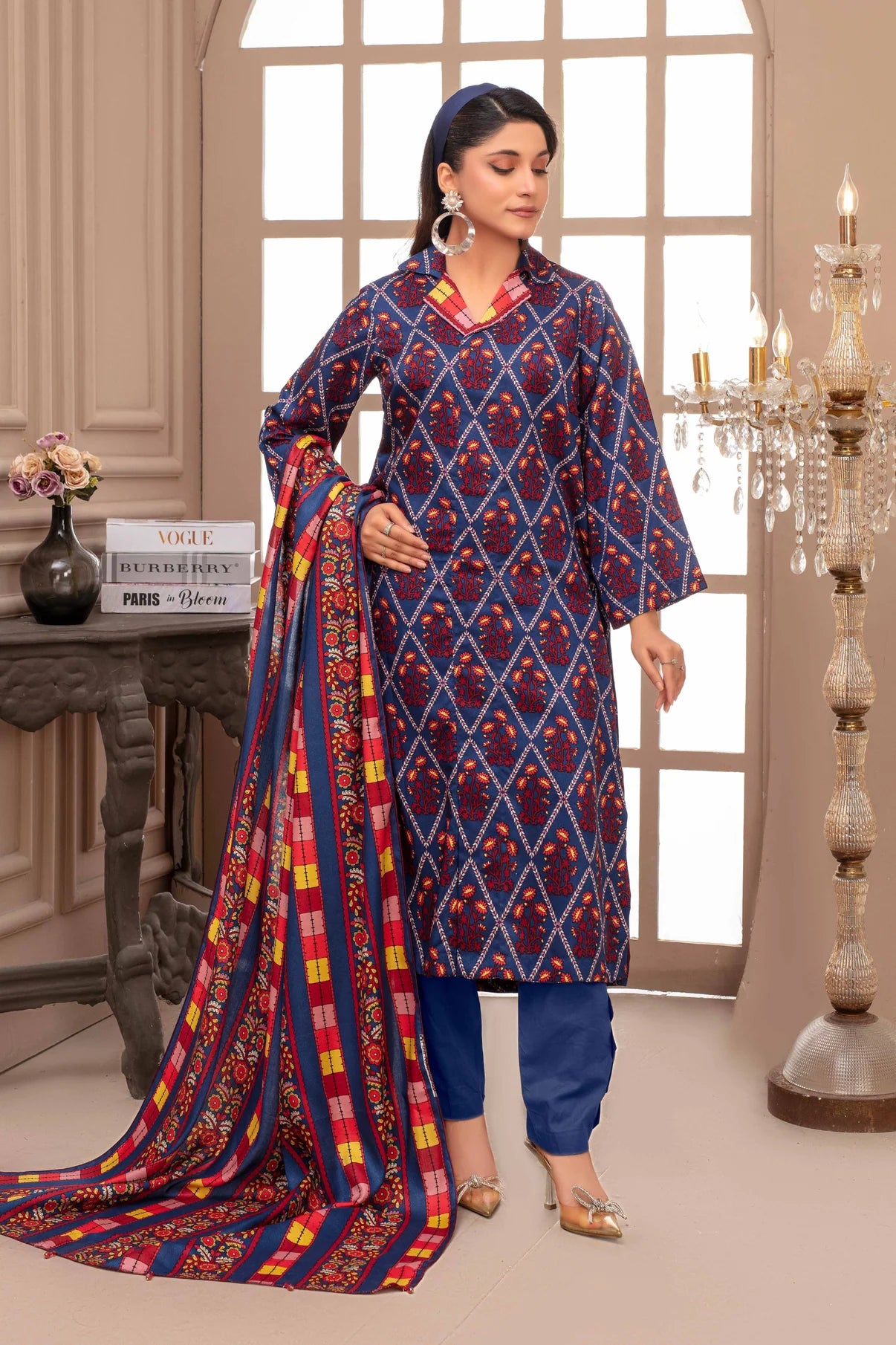 Nayel By Fiza Noor Print Viscose 3PC D2