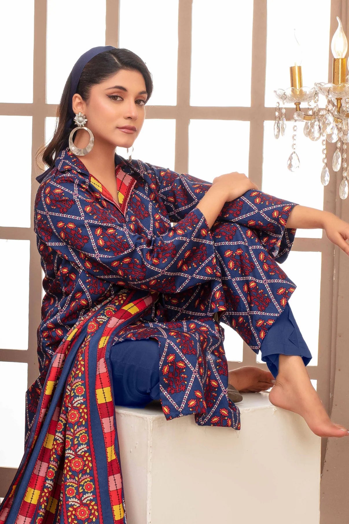 Nayel By Fiza Noor Print Viscose 3PC D2