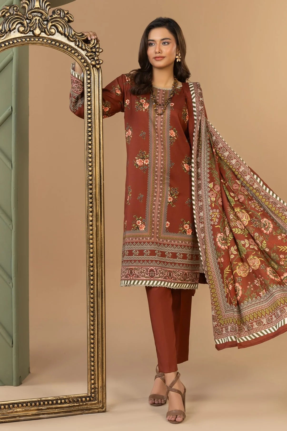 Rang Preet Digital Printed Linen 3PC D1