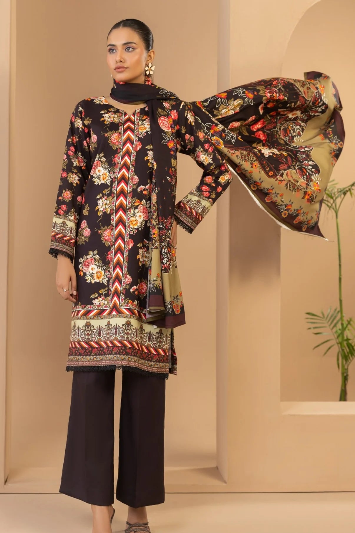 Rang Preet Digital Printed Linen 3PC D3