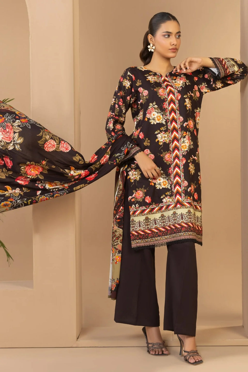 Rang Preet Digital Printed Linen 3PC D3