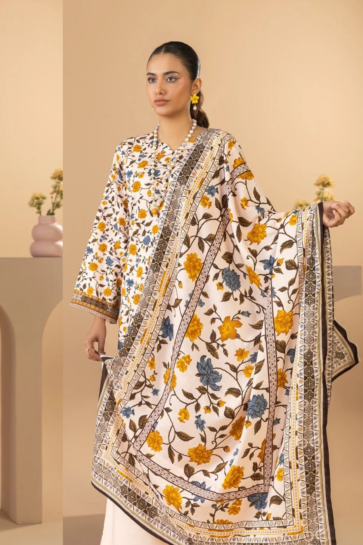 Rang Preet Digital Printed Linen 3PC D4