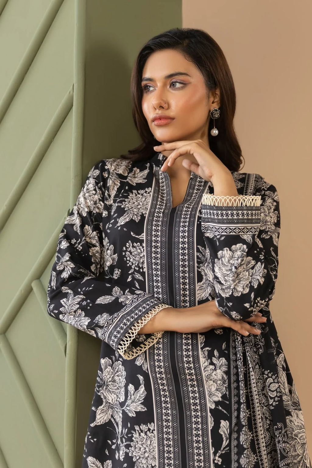 Rang Preet Digital Printed Linen 3PC D7