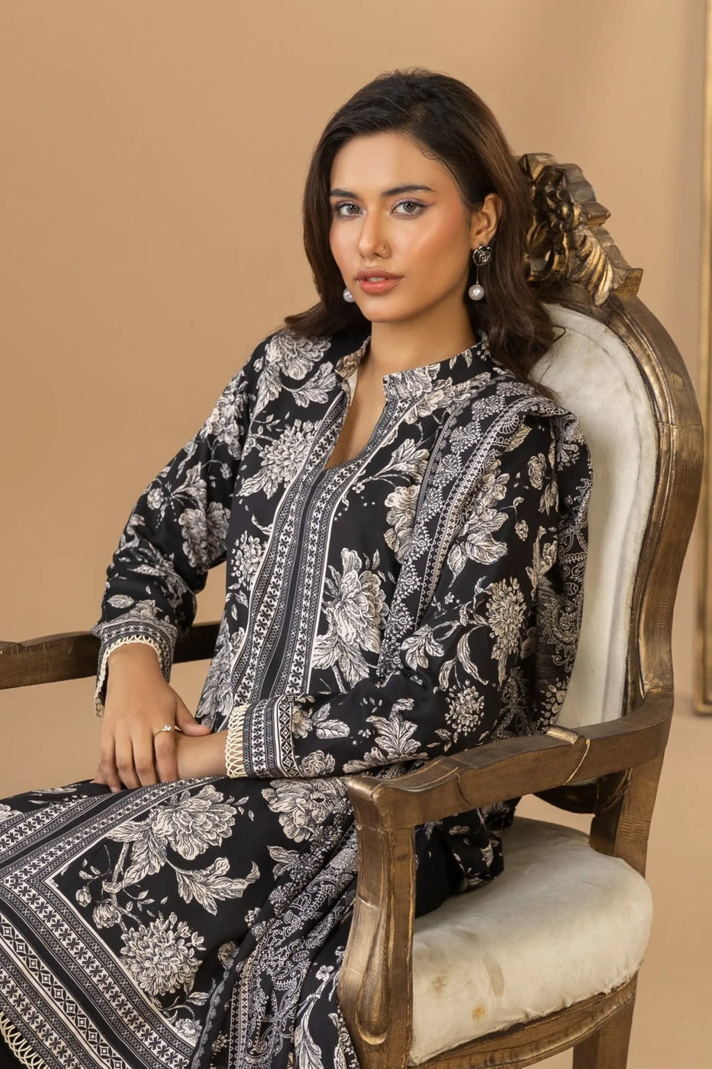 Rang Preet Digital Printed Linen 3PC D7